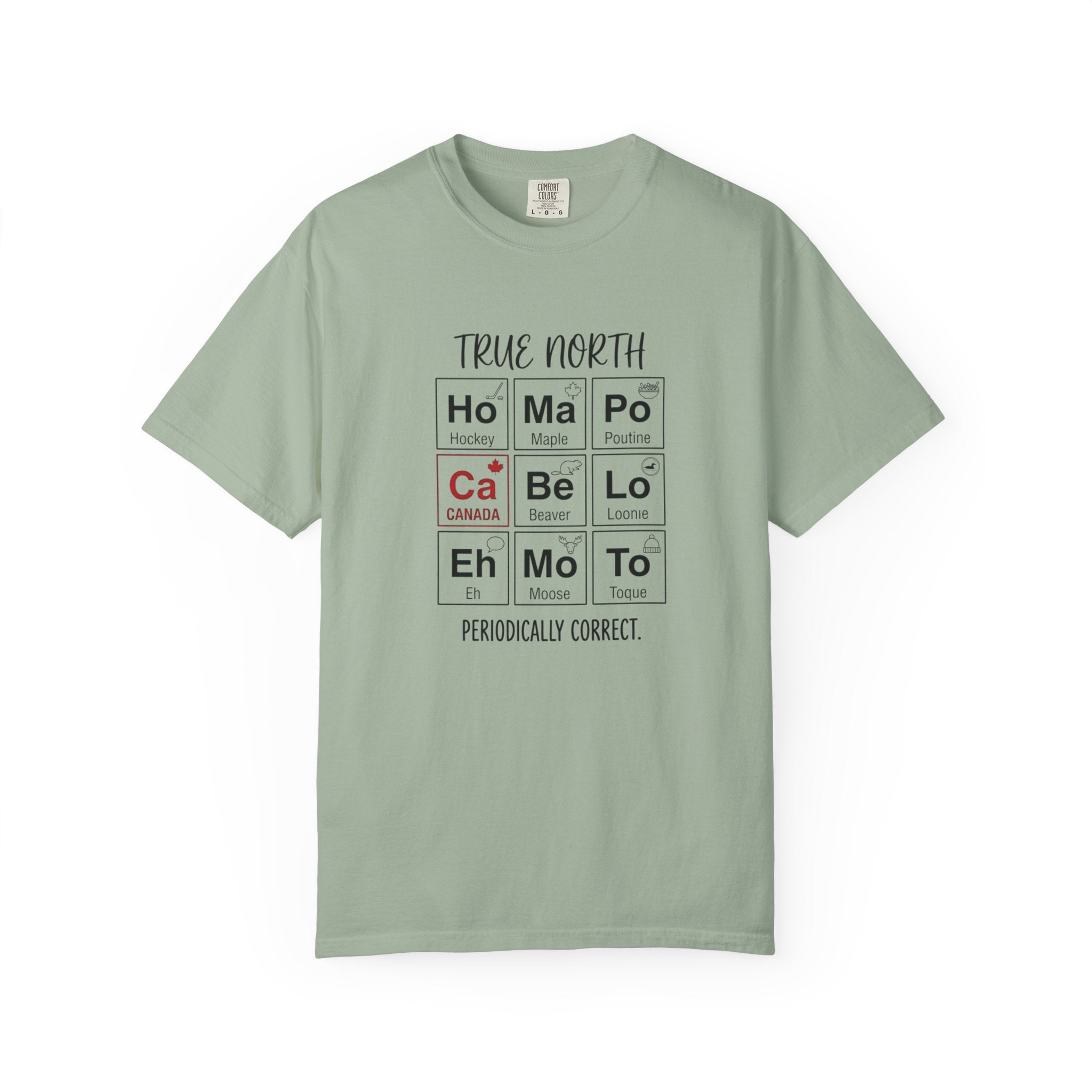 Canadian Periodic Table t-shirt in Bay