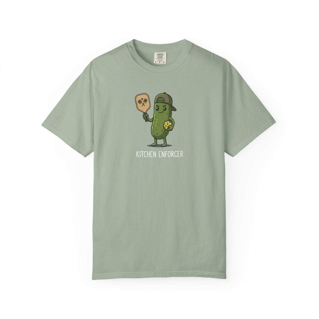 Kitchen Enforcer Pickle Pickleball t-shirt in Bay