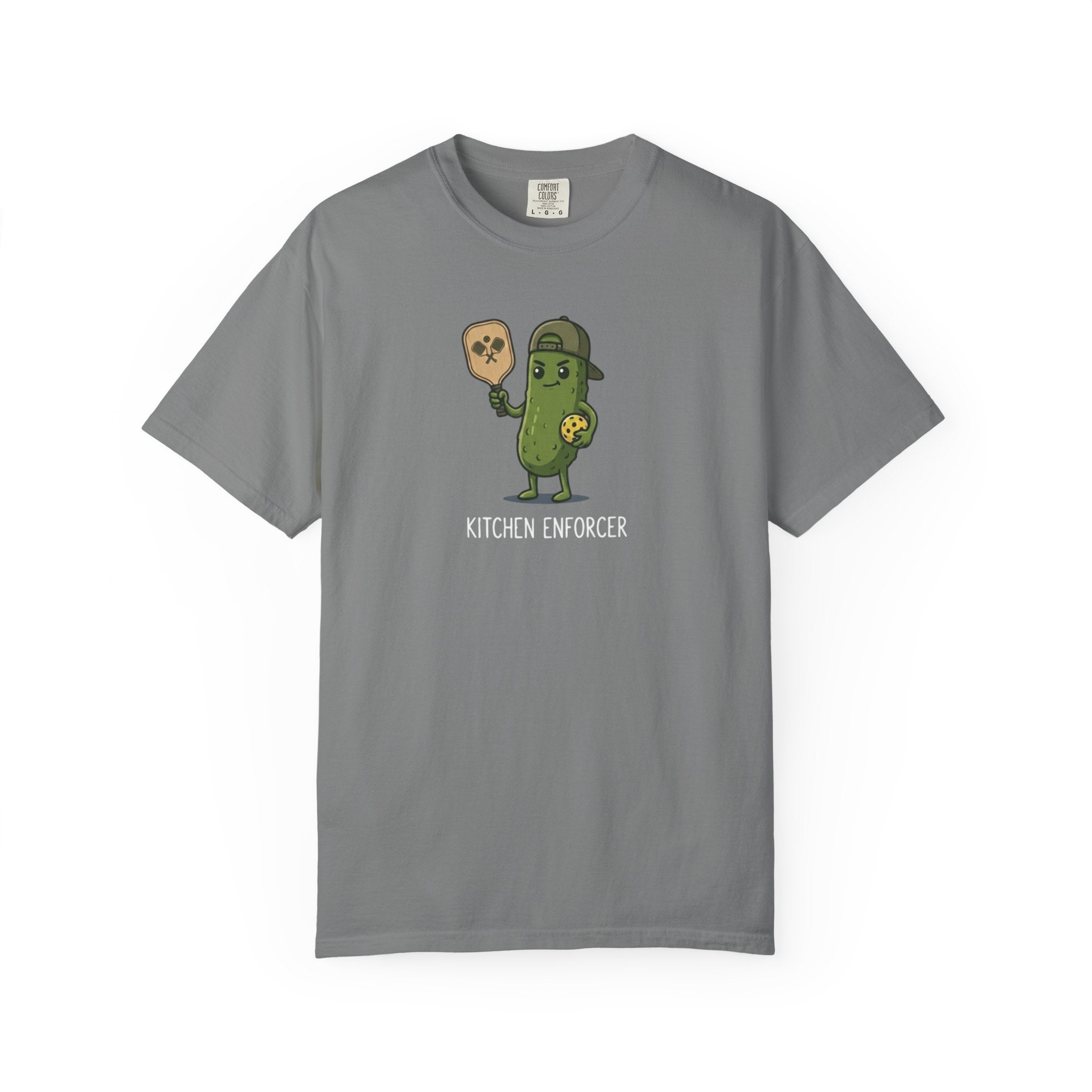 Kitchen Enforcer Pickle Pickleball t-shirt in Grey