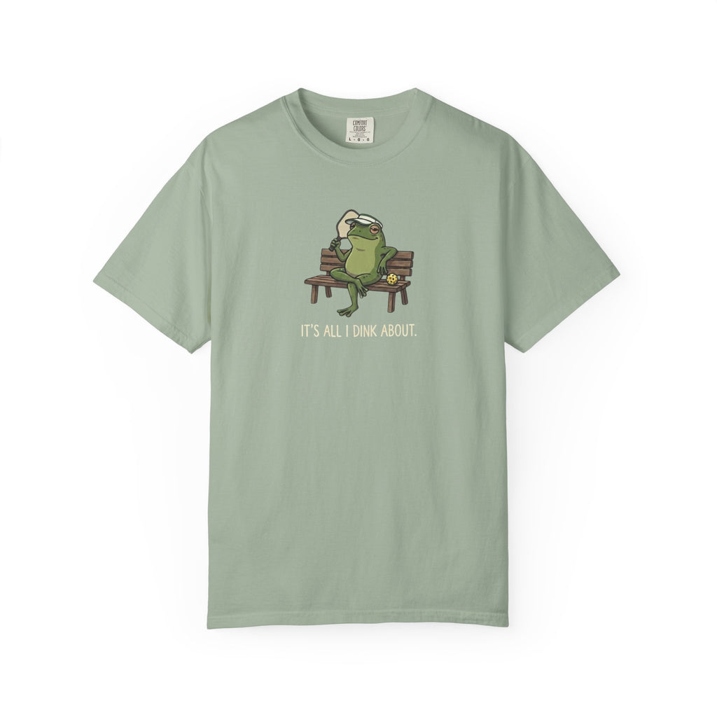 It's All I Dink About Frog Pickleball t-shirt in Bay
