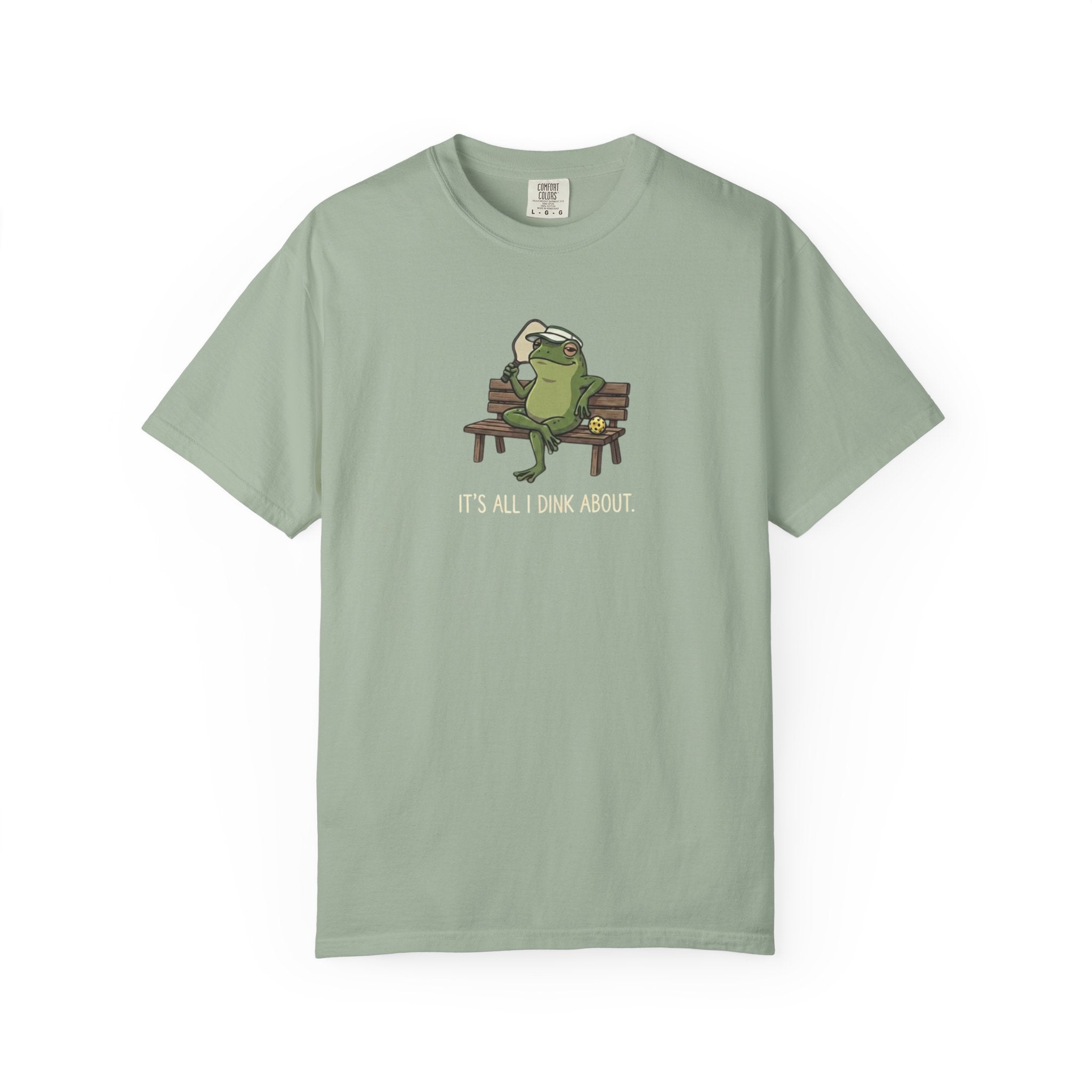 It's All I Dink About Frog Pickleball t-shirt in Bay