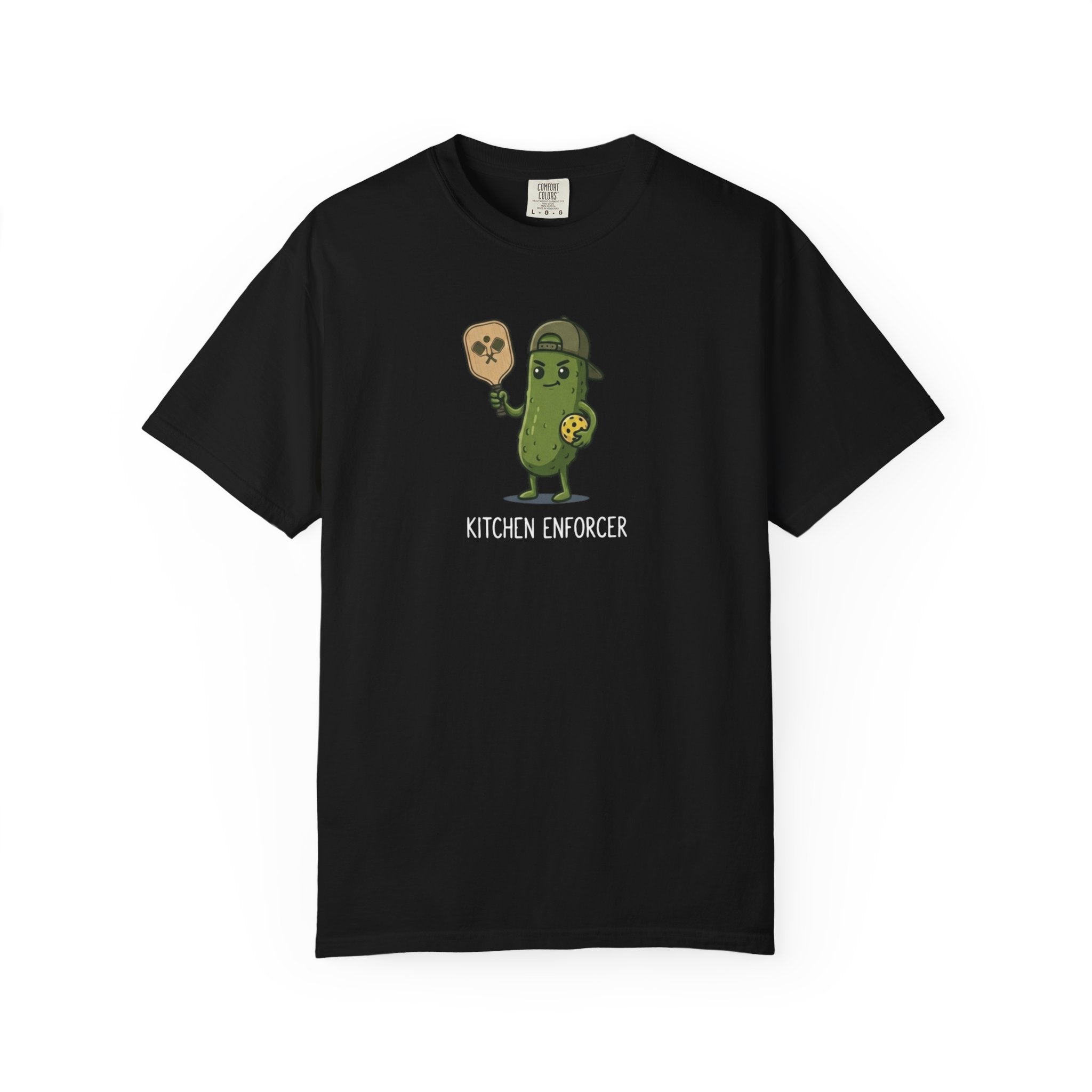 Kitchen Enforcer Pickle Pickleball t-shirt in Black