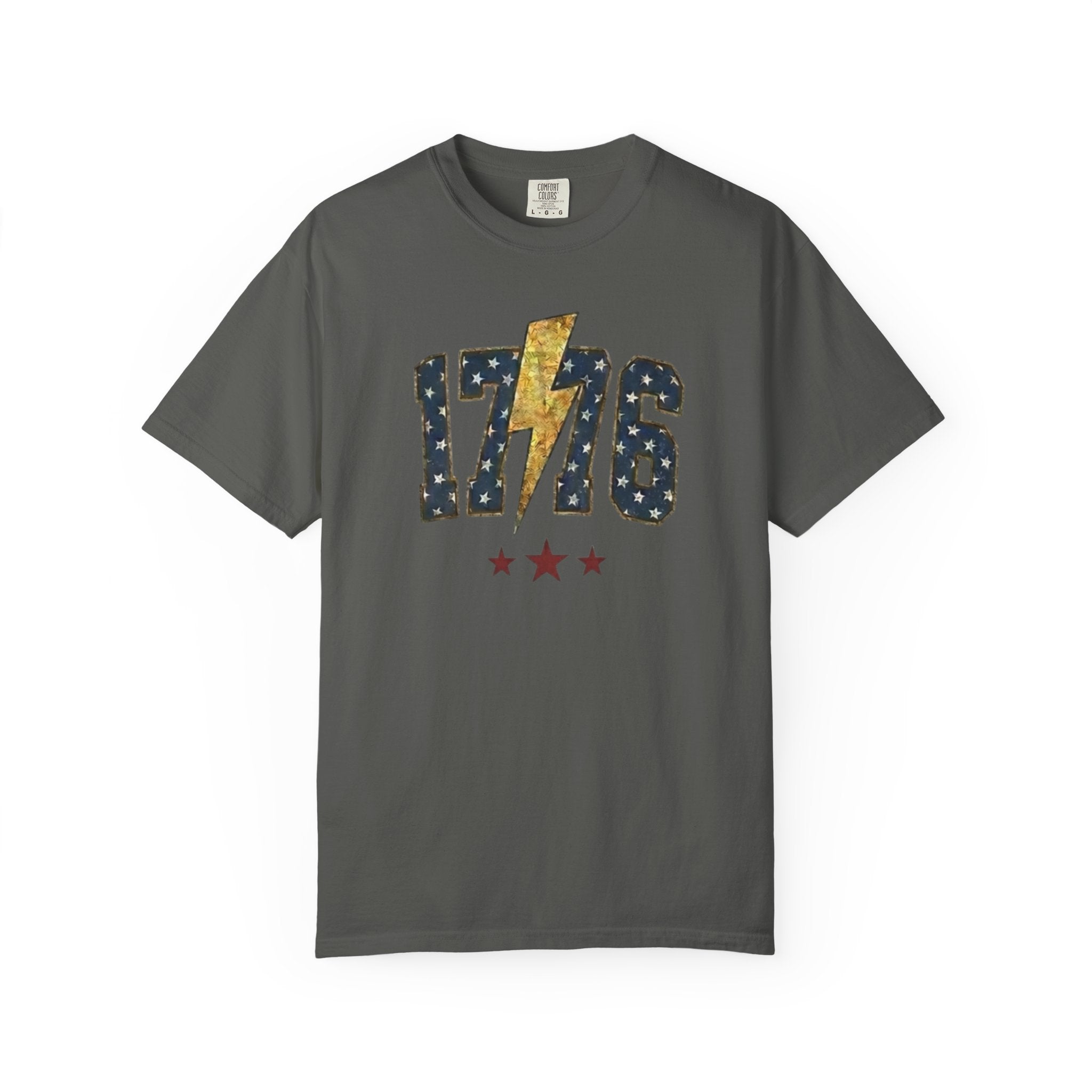 Vintage Patriotic American USA 1776 T-Shirt, Independence Day Red White Blue Unisex Graphic Tee