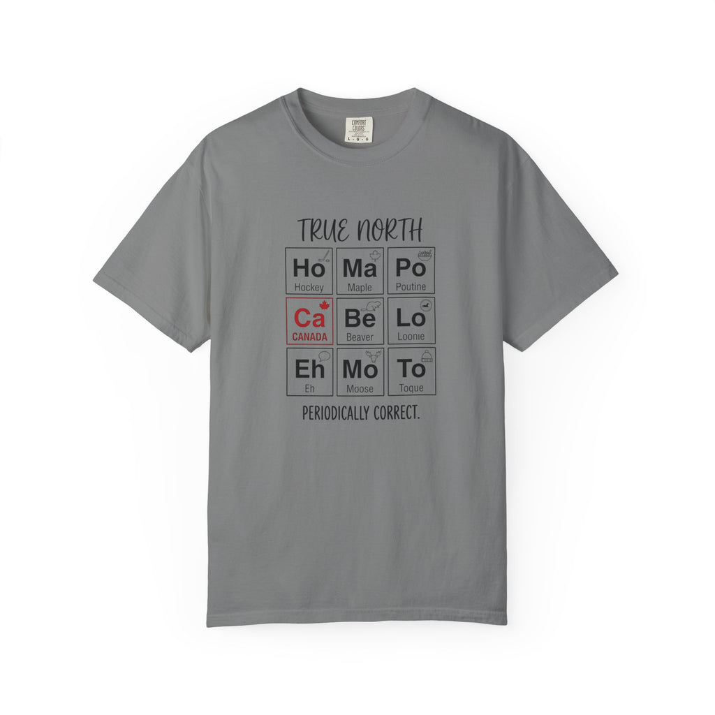 Canadian Periodic Table t-shirt in Grey