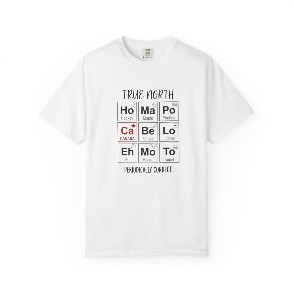 Canadian Periodic Table t-shirt in White