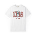 Vintage Patriotic American USA 1776 T-Shirt, Independence Day Red White Blue Unisex Graphic Tee
