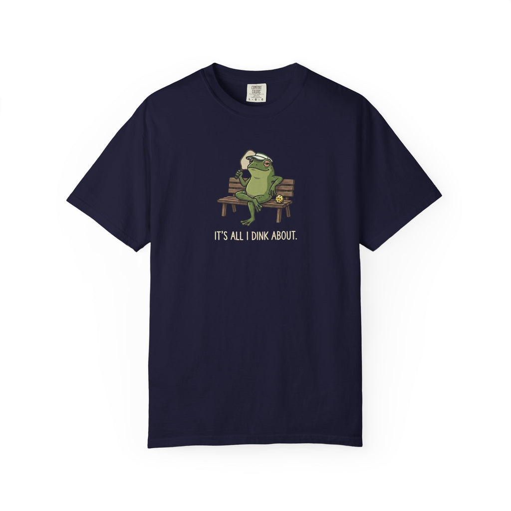It's All I Dink About Frog Pickleball t-shirt in True Navy