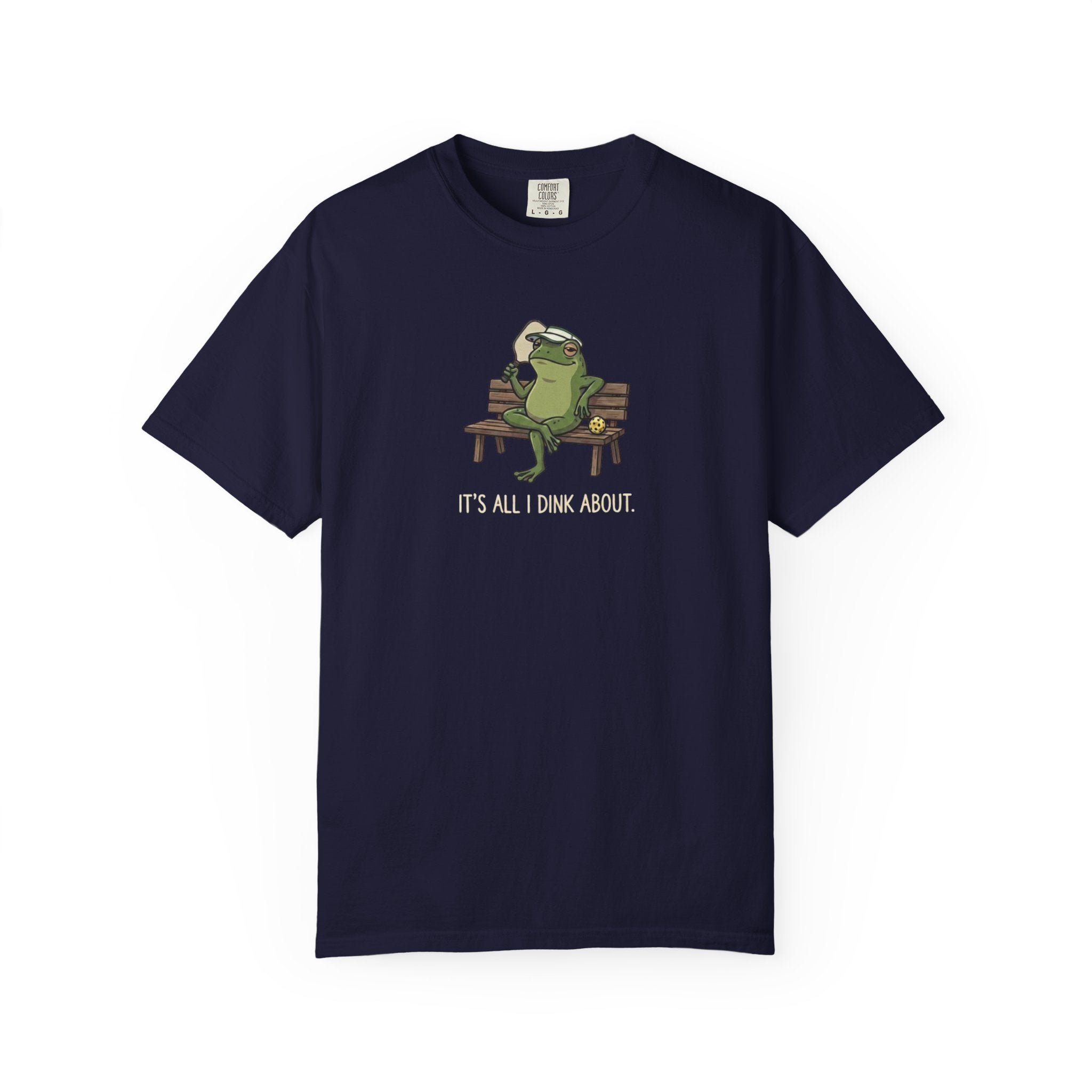 It's All I Dink About Frog Pickleball t-shirt in True Navy