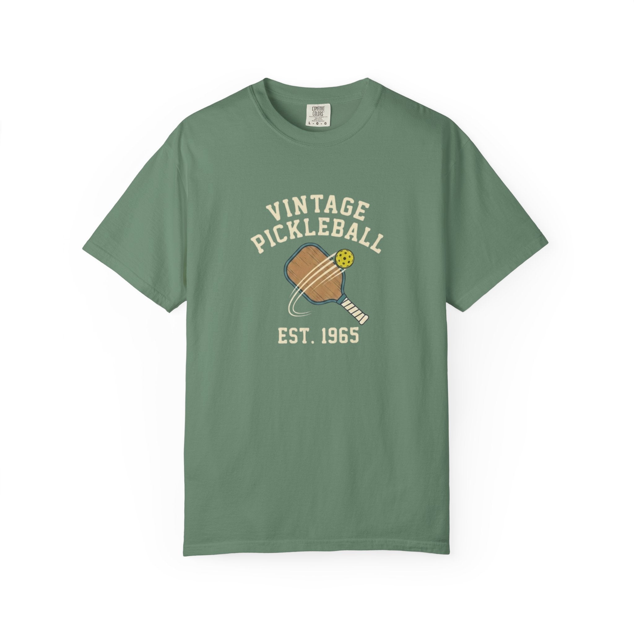 Vintage Pickleball t-shirt in Light Green