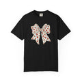 Patriotic Coquette Bow Shirt, Red White Blue Heart Star Tee, 4th of July Ribbon Bow Graphic Shirt, Vintage Americana USA Tee, Gift for Her