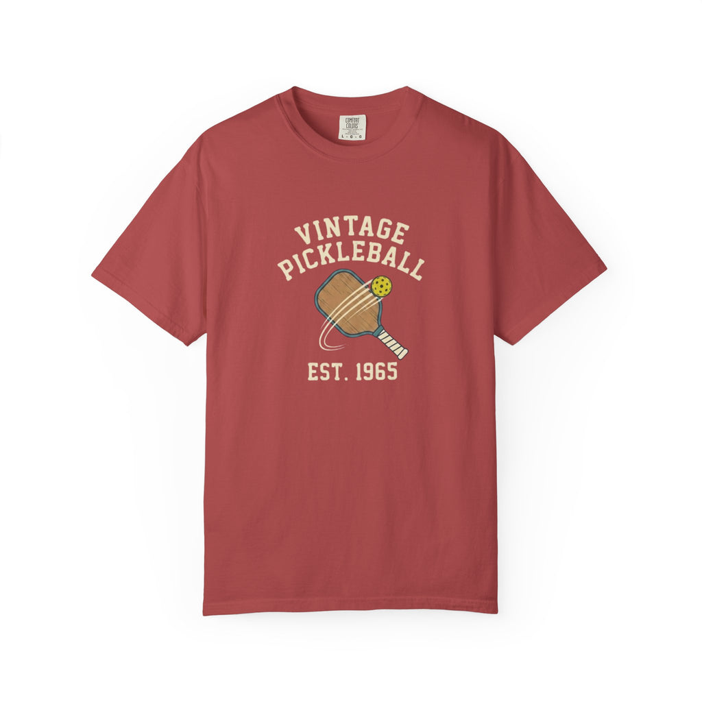 Vintage Pickleball t-shirt in Crimson