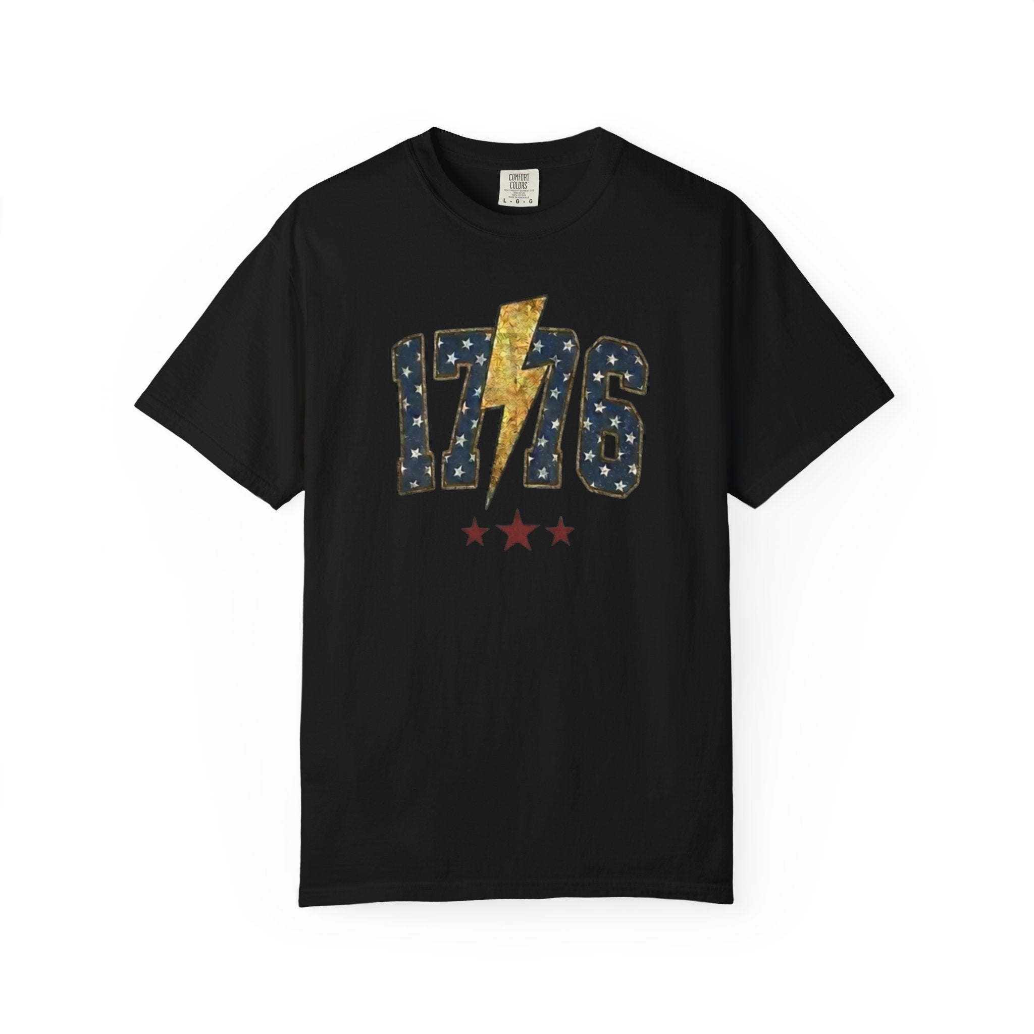 Vintage Patriotic American USA 1776 T-Shirt, Independence Day Red White Blue Unisex Graphic Tee