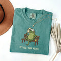 It's All I Dink About Frog Pickleball t-shirt in Seafoam
