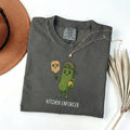 Kitchen Enforcer Pickle Pickleball t-shirt in Pepper
