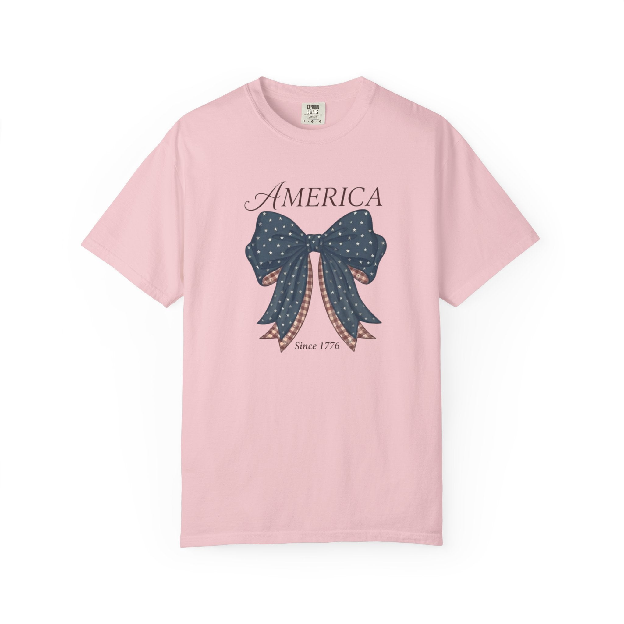 America Coquette Star Bow t-shirt in Blossom