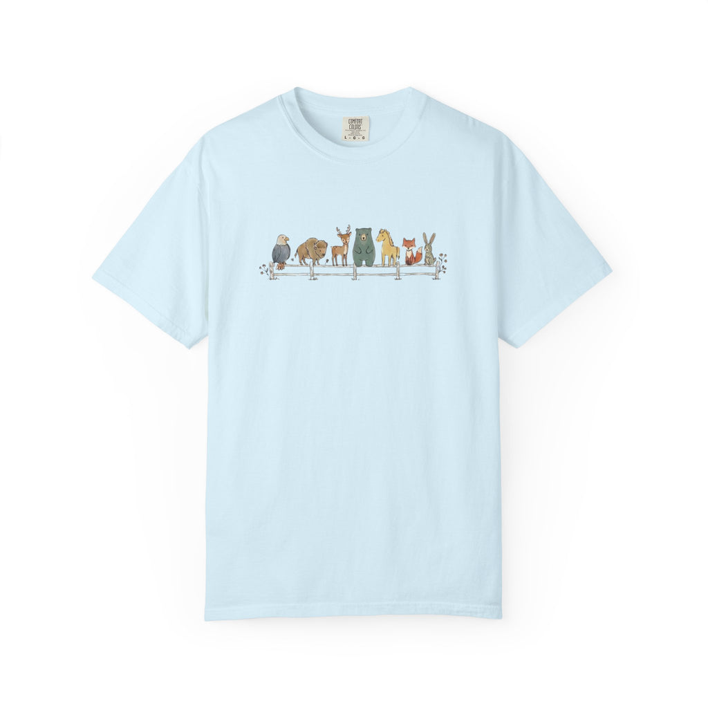 American Animal Lineup t-shirt in Chambray
