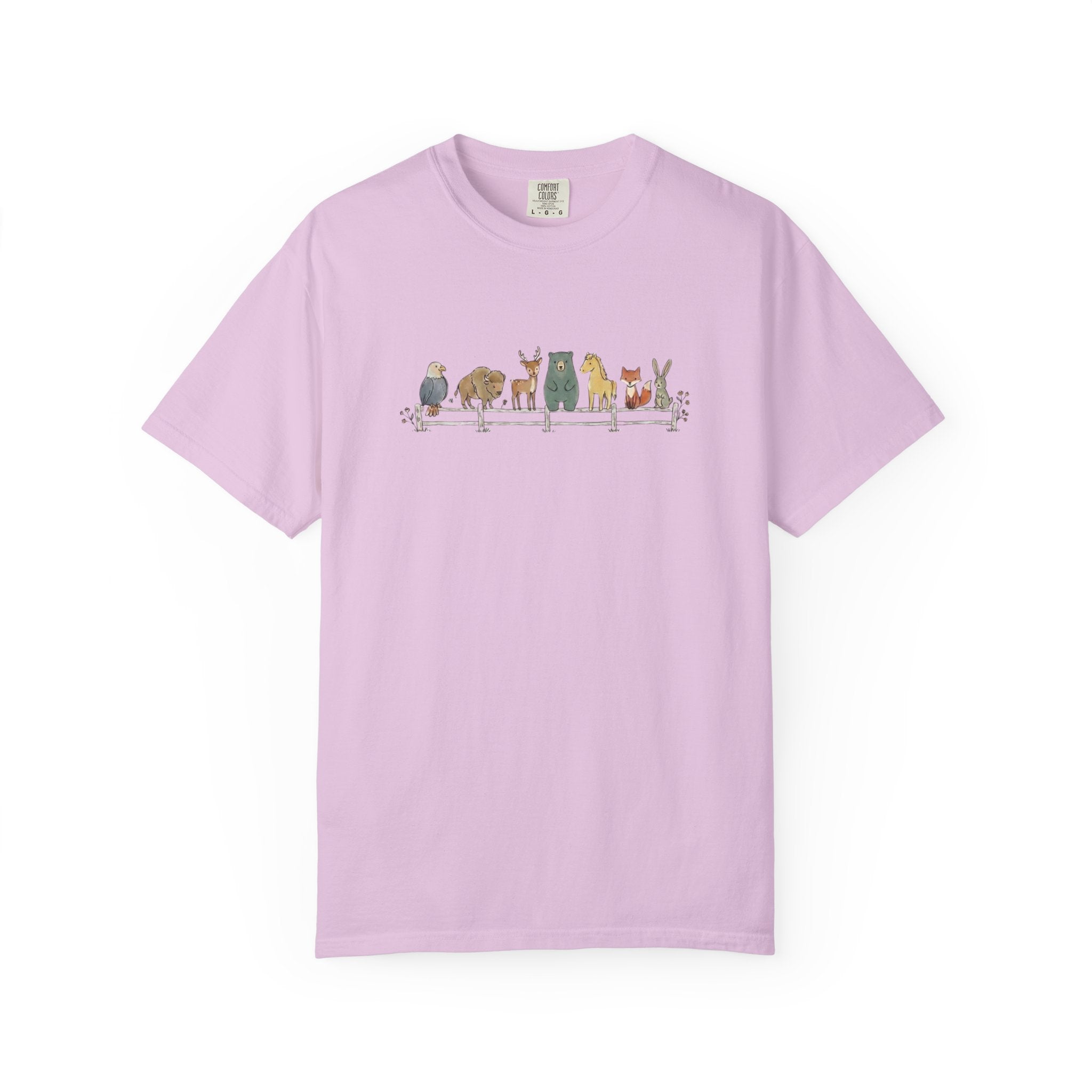 American Animal Lineup t-shirt in Orchid