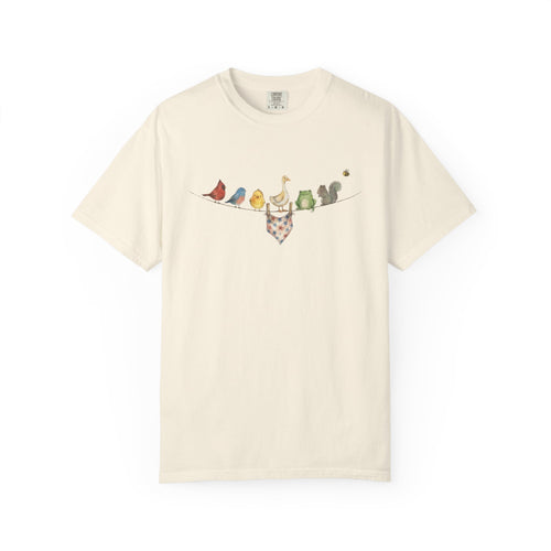 American Backyard Animals t-shirt in Ivory