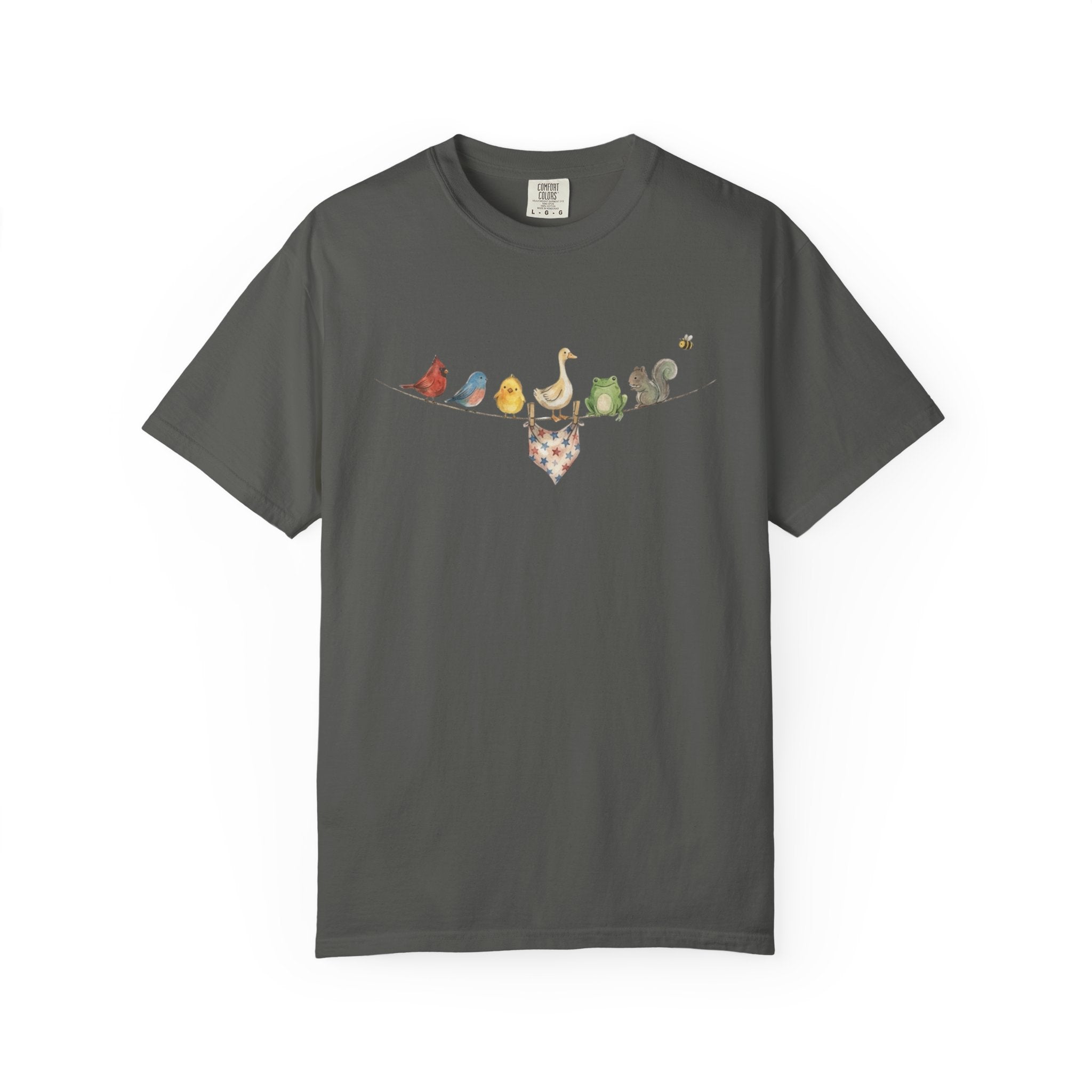 American Backyard Animals t-shirt in Pepper