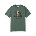 Navy Gold 1776 Varsity Lightning Bolt t-shirt in Blue Spruce